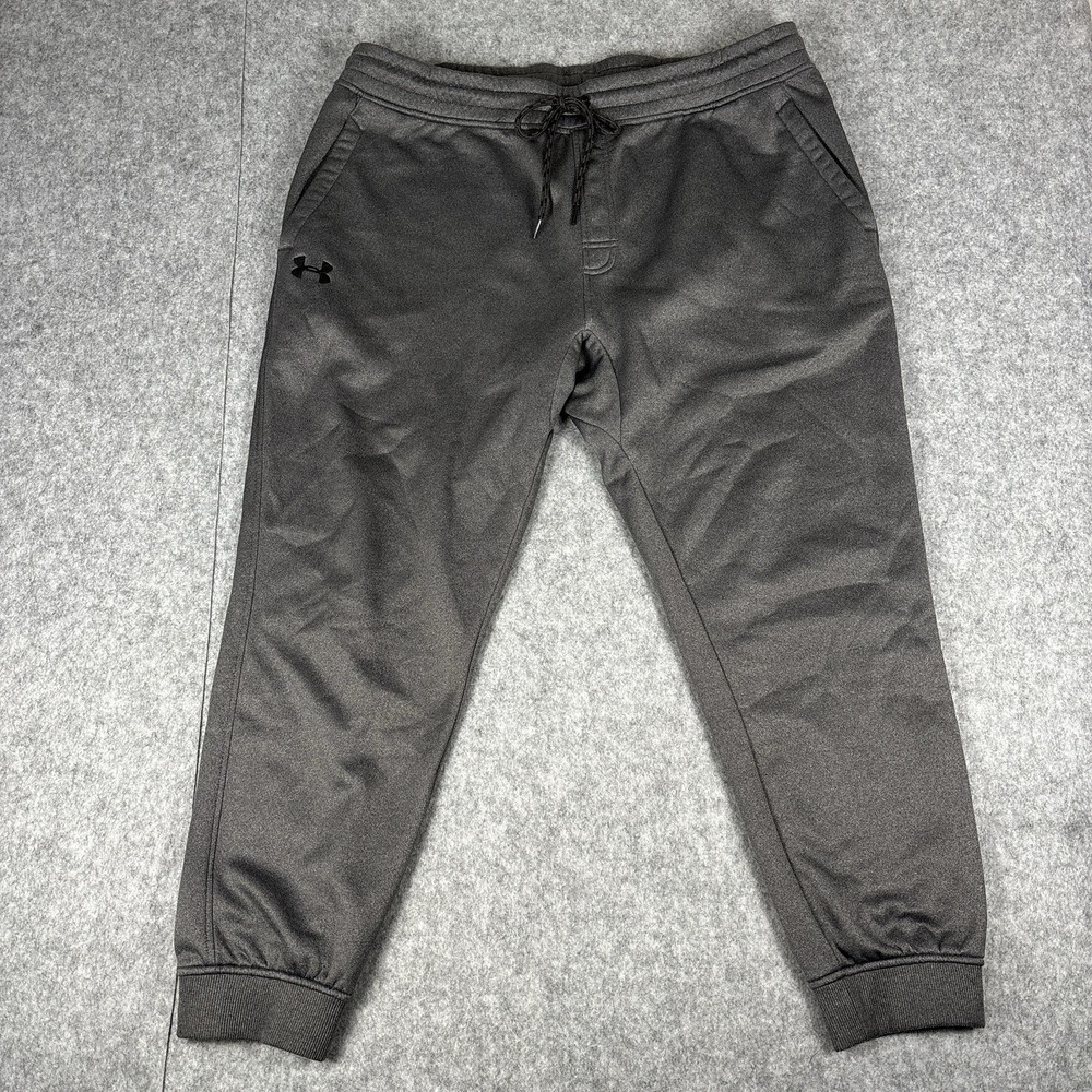 Under Armour Sportstyle Elite Joggers Mens XXL Gray UA Storm Stretch Gym Pants